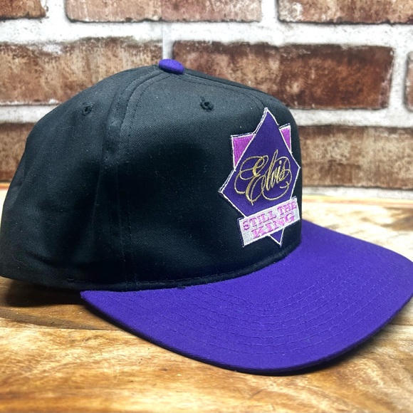 Vintage “Elvis Still The King” Snap Back Hat Music Rock Vintage - Picture 6 of 7